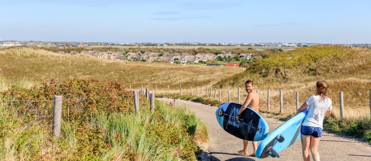 Sup in de duinen