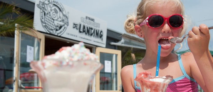 Kids - Scheldeoord - ijsje bij de Landing