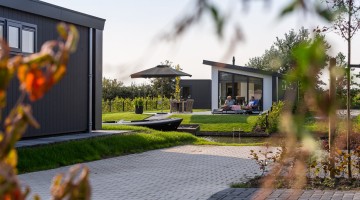 Waterchalet op camping